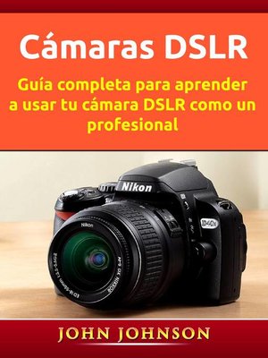 cover image of Cámaras DSLR